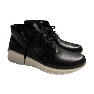 NAOT Polaris Jet Black Leather Sneakers –Apollo Collection Women’s US 8 / EU 39